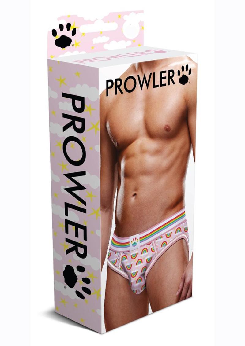 Prowler Rainbow Open Brief Small Multicolor Playful Pride Underwear