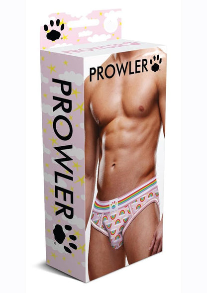 Prowler Rainbow Open Brief Small Multicolor Playful Pride Underwear