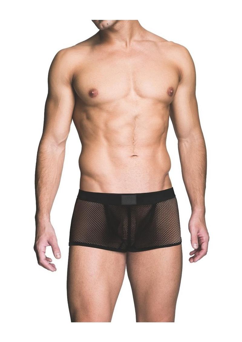 Prowler Red Fishnet Ass-less Cut Trunk
