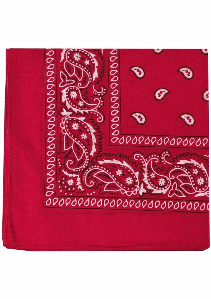 Prowler Red Black Bandana Classic Paisley Design