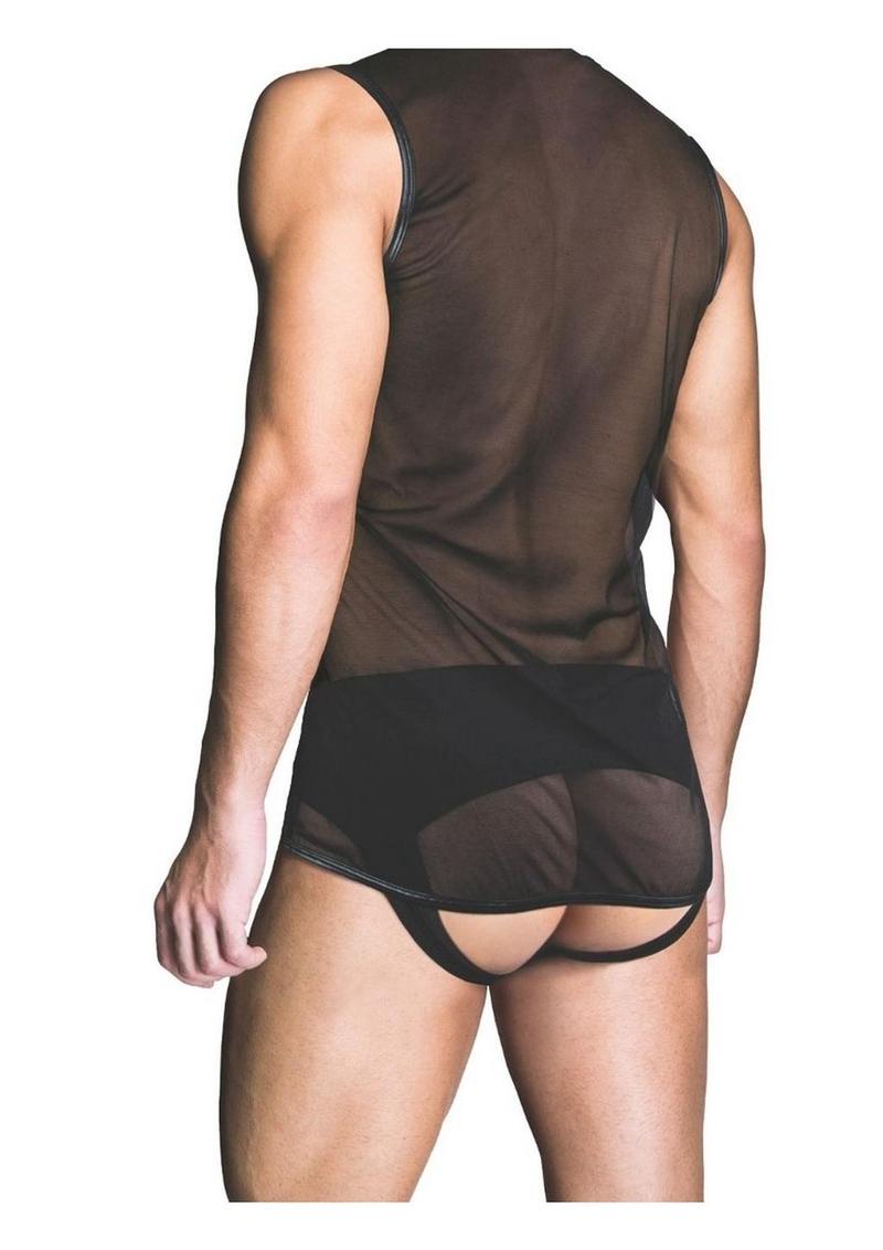 Prowler Red Bold Mesh Design Vest