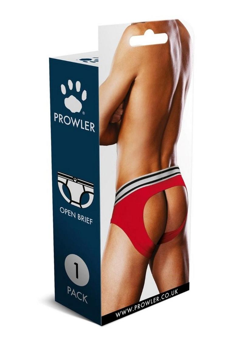 Prowler Red Open Brief in Men&
