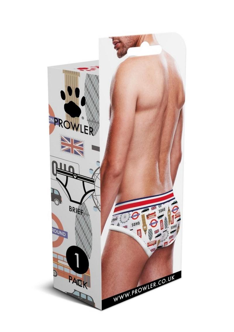 Prowler Soho Brief Small White Sexy London-Themed Underwear