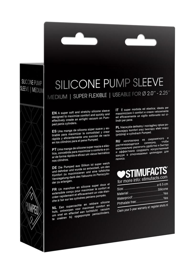 Pumped Silicone Pump Sleeve Super Flexible Penis Pump Seal