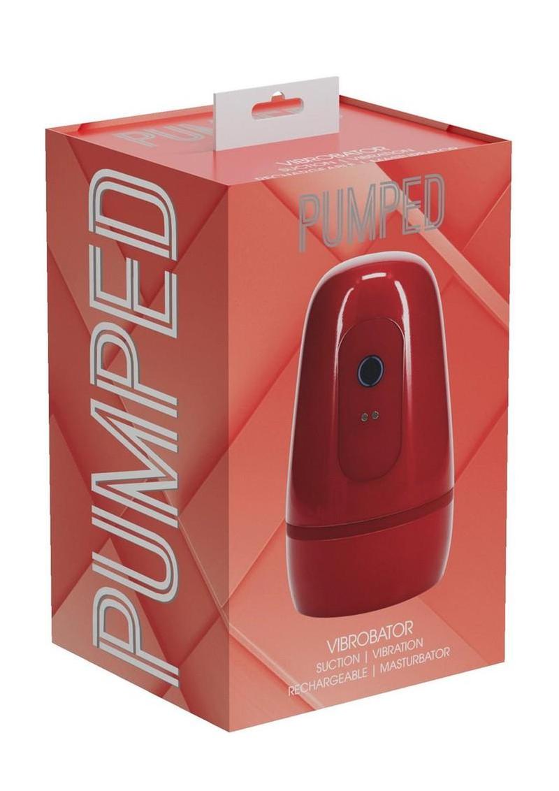 Pumped Vibrobator Rechargeable Masturbator