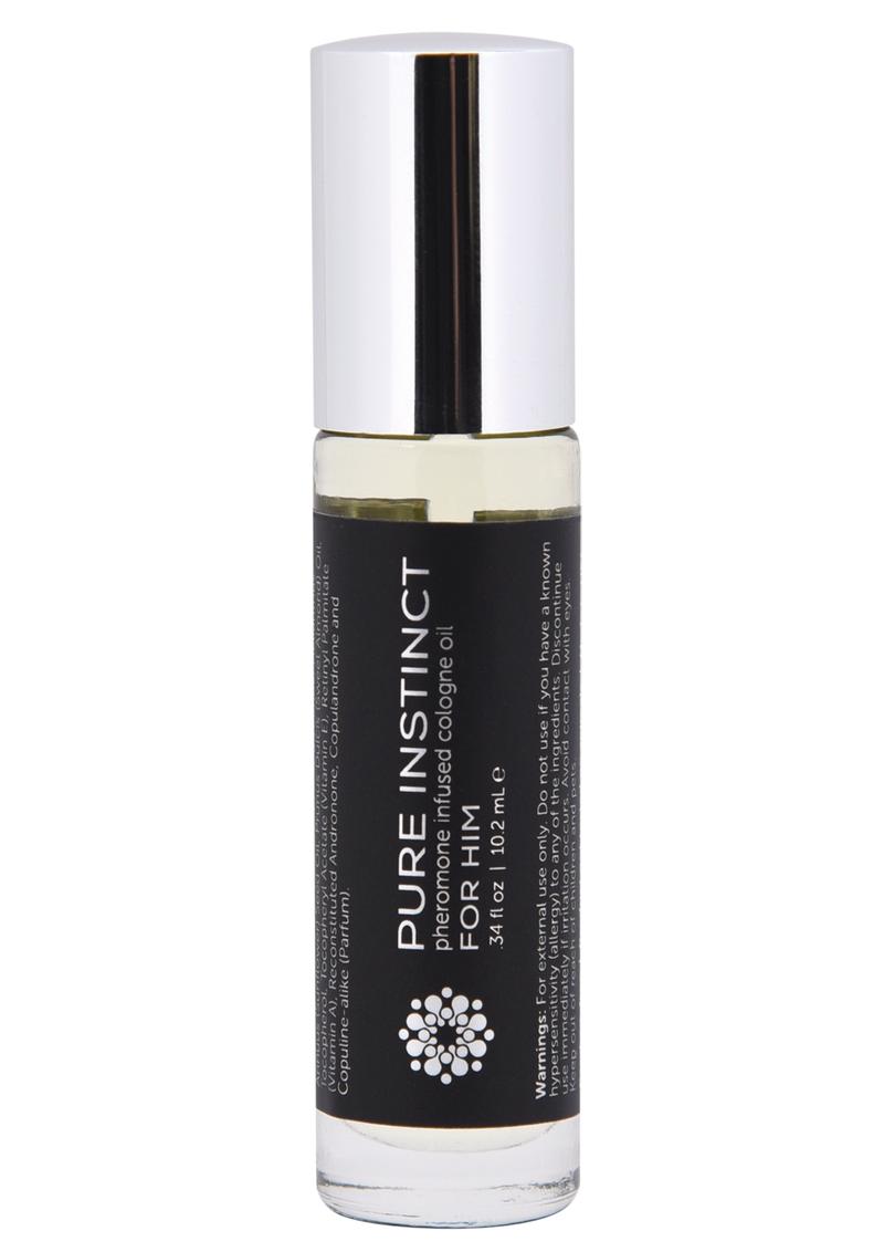 Pure Instinct Pheromone Infused Cologne Oil For Him