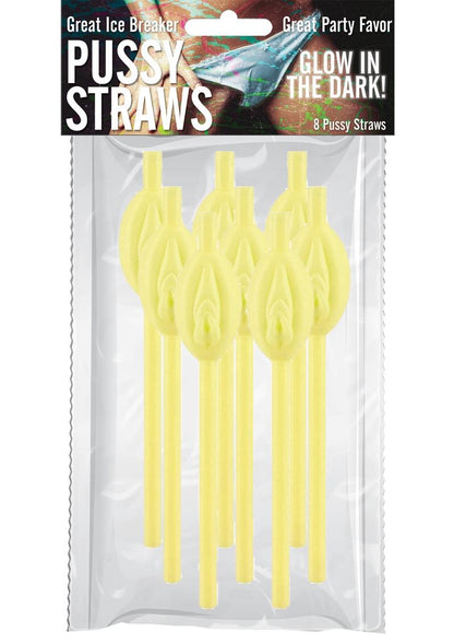 Pussy Straws Fun Party Accessory 8 Straws Per Pack