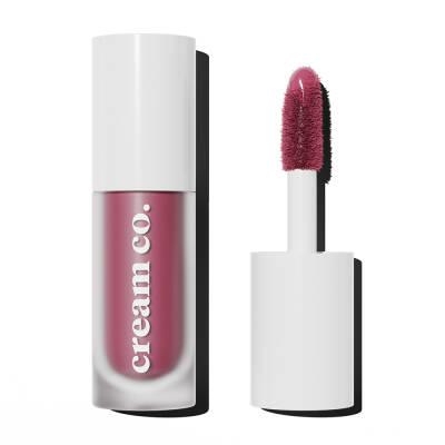 Cream Co. Glow Tint: Hyaluronic Acid Lip, Cheek &amp; Eye Tint - Radiant Color, Deep Hydration, Natural Makeup Look, Long Lasting Formula - 502 Rich Berry