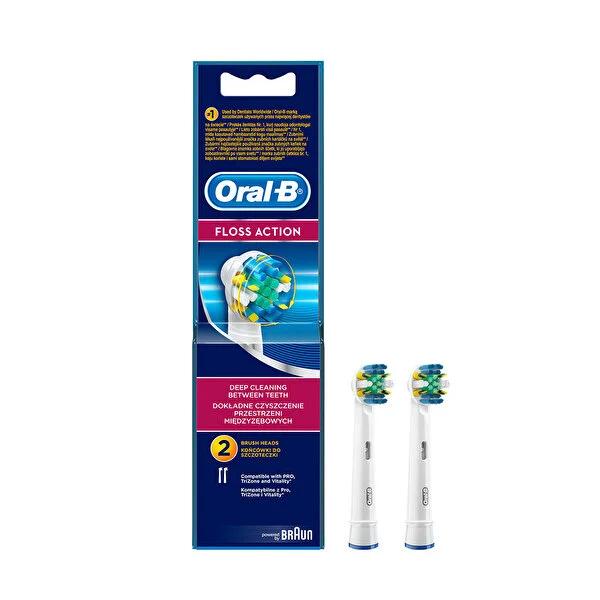 Oral-B Electric Toothbrush Replacement Heads FlossAction - Compatible with Genius &amp; PRO Series, MicroPulse Bristles