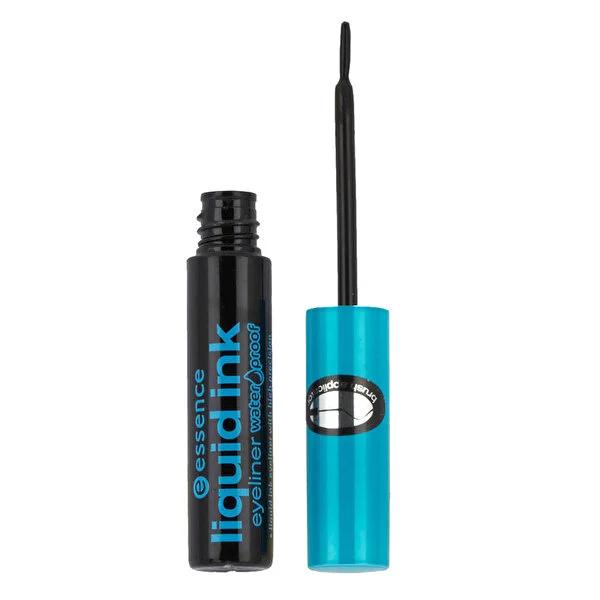Essence Waterproof Mascara &amp; Liquid Ink Eyeliner Set: Long-Lasting, Smudge-Proof Eye Makeup for All-Day Definition &amp; Intense Color