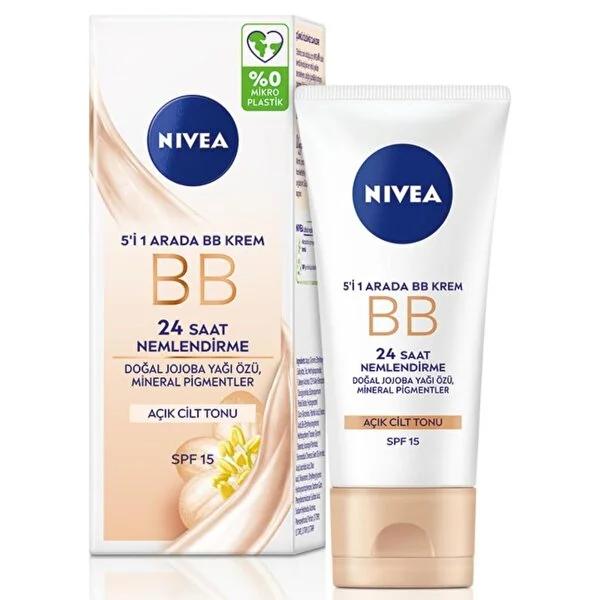 Nivea Essentials BB Cream SPF 20: 5-in-1 Tinted Moisturizer for Even Skin Tone, Pore Minimizing &amp; Daily Sun Protection