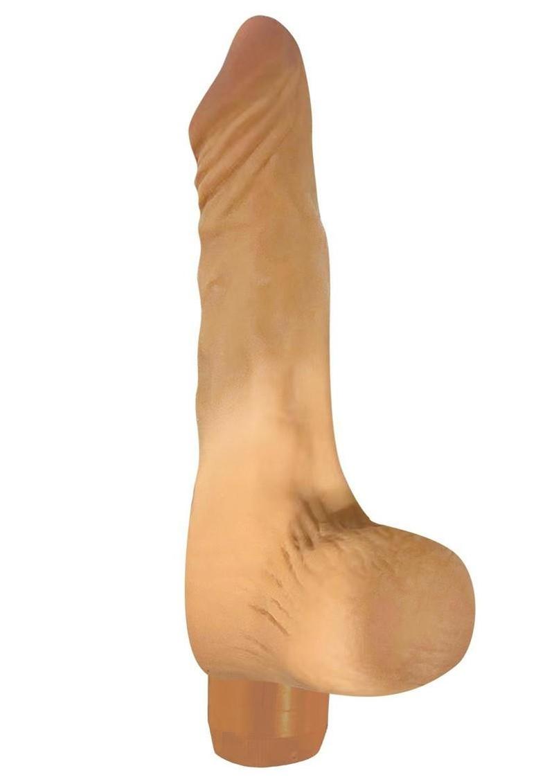 Quick Dick Mr. Fixer Vibrating Flexible Vanilla Dildo