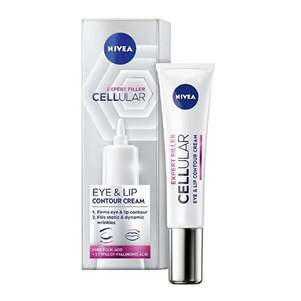 Nivea Hyaluron Cellular Filler Anti-Aging Eye Cream - Firming, Hydrating, Fine Lines &amp; Wrinkles Reduction