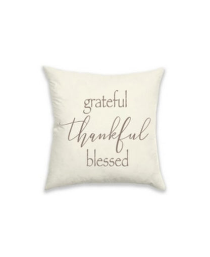 Morgan Home Typography 18×18 Decorative Pillow