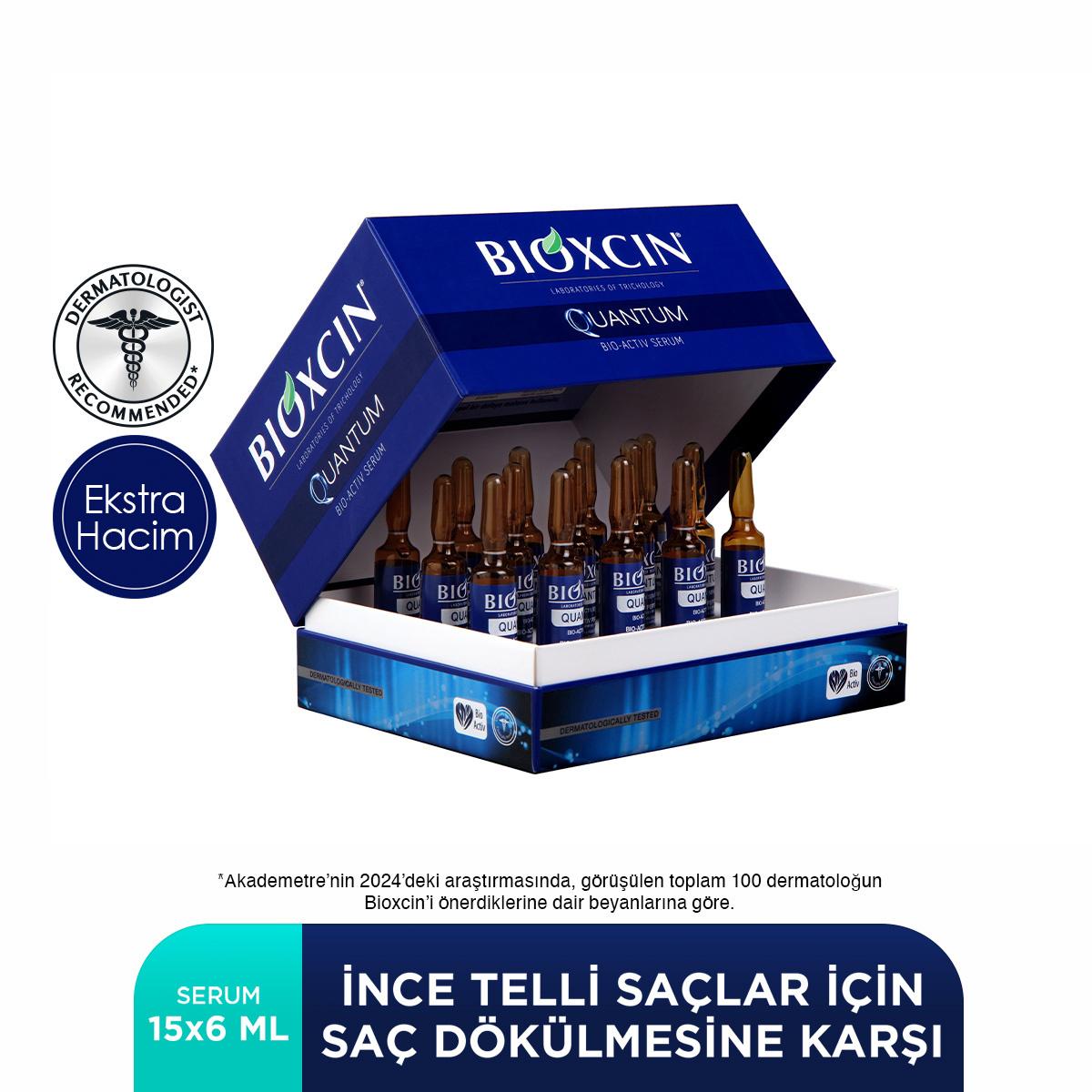 Bioxcin Quantum Bio-Activ Serum - Hair Loss Treatment &amp; Nourishment for Thicker Hair
