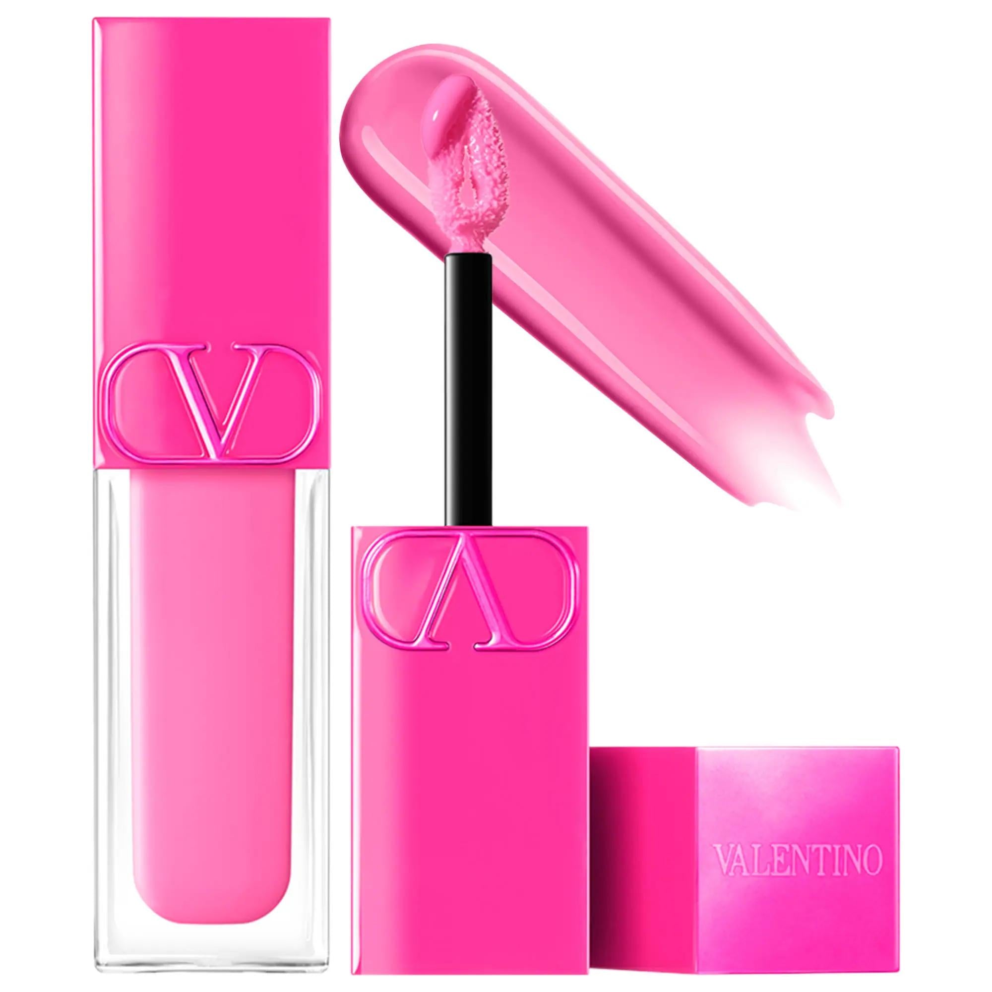 Valentino Puffer Complex Lip Plumper Gloss: Fuller, Hydrated, &amp; Smooth Lips with High Shine - For Sensitive Lips Too.