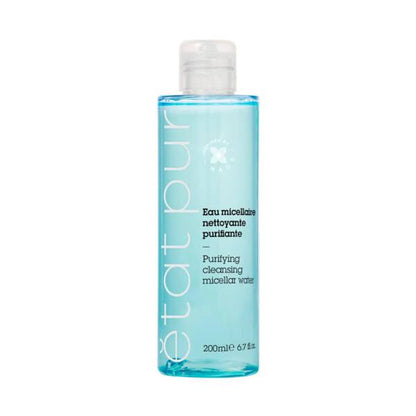Etat Pur Micellar Water Makeup Remover for Face, Lips &amp; Eye Area - Gentle, No-Rinse Cleansing Solution for Combination/Oily Skin