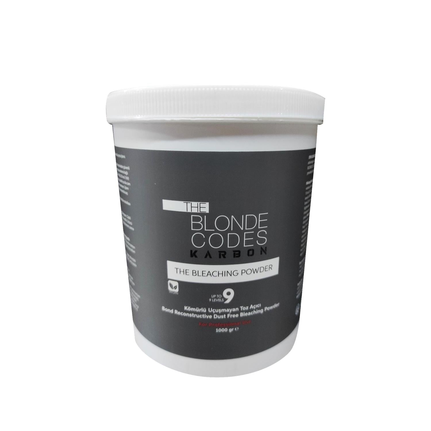 The Color Codes Karbon Toz Açıcı Hair Bleaching Powder 1000g - Achieve Desired Hair Lightening Results
