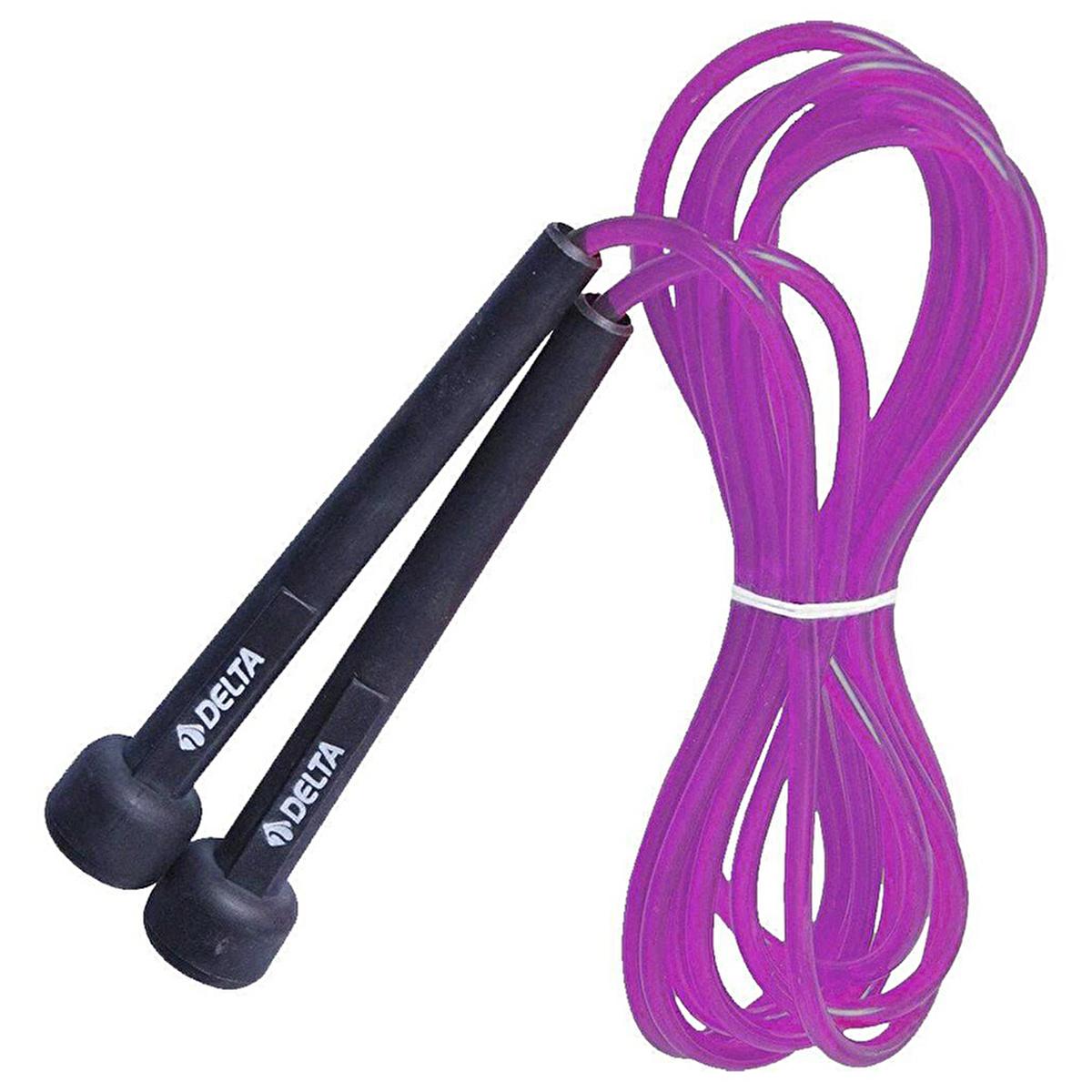 Delta Adjustable Jump Rope for Fitness: Tangle-Free Skipping Rope for Cardio, Aerobic Exercise &amp; Portable Workouts
