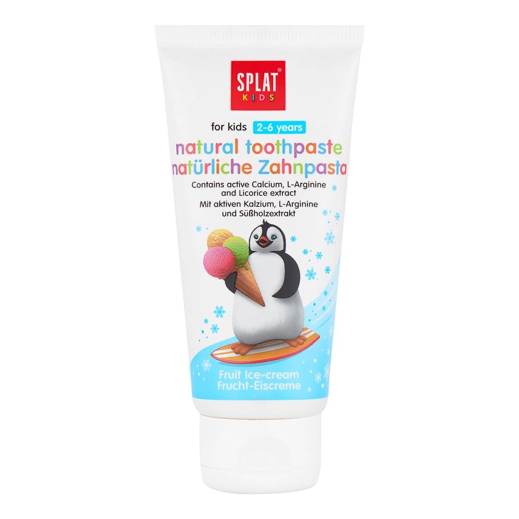 Splat Kids Fruit Ice Cream Toothpaste for Ages 2-6 50 ml