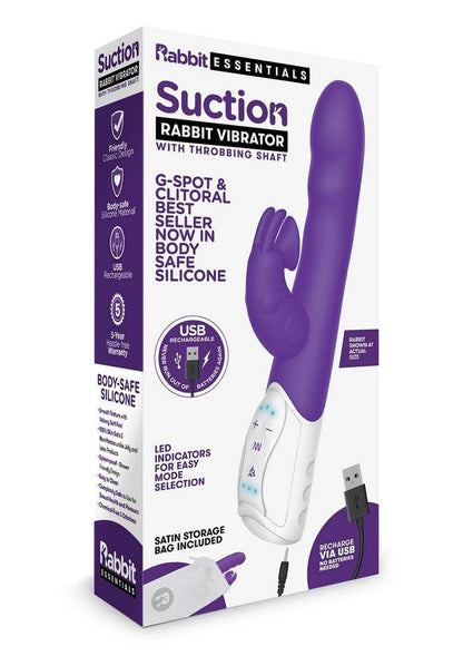 Rechargeable Clitoral Suction Rabbit