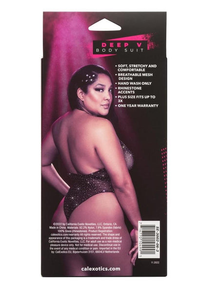 Radiance Plus Size Deep V Bodysuit