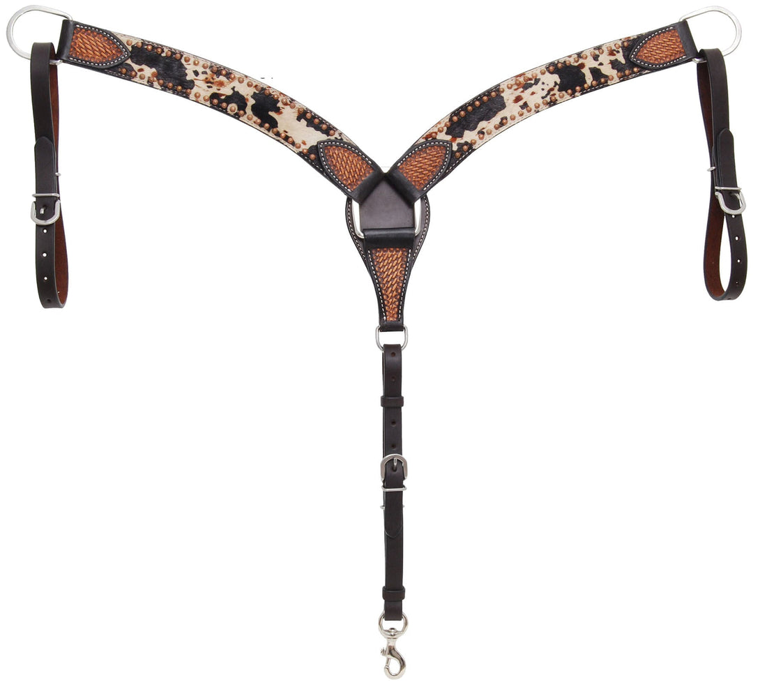 Rafter T Peppered Hide Breast Collar