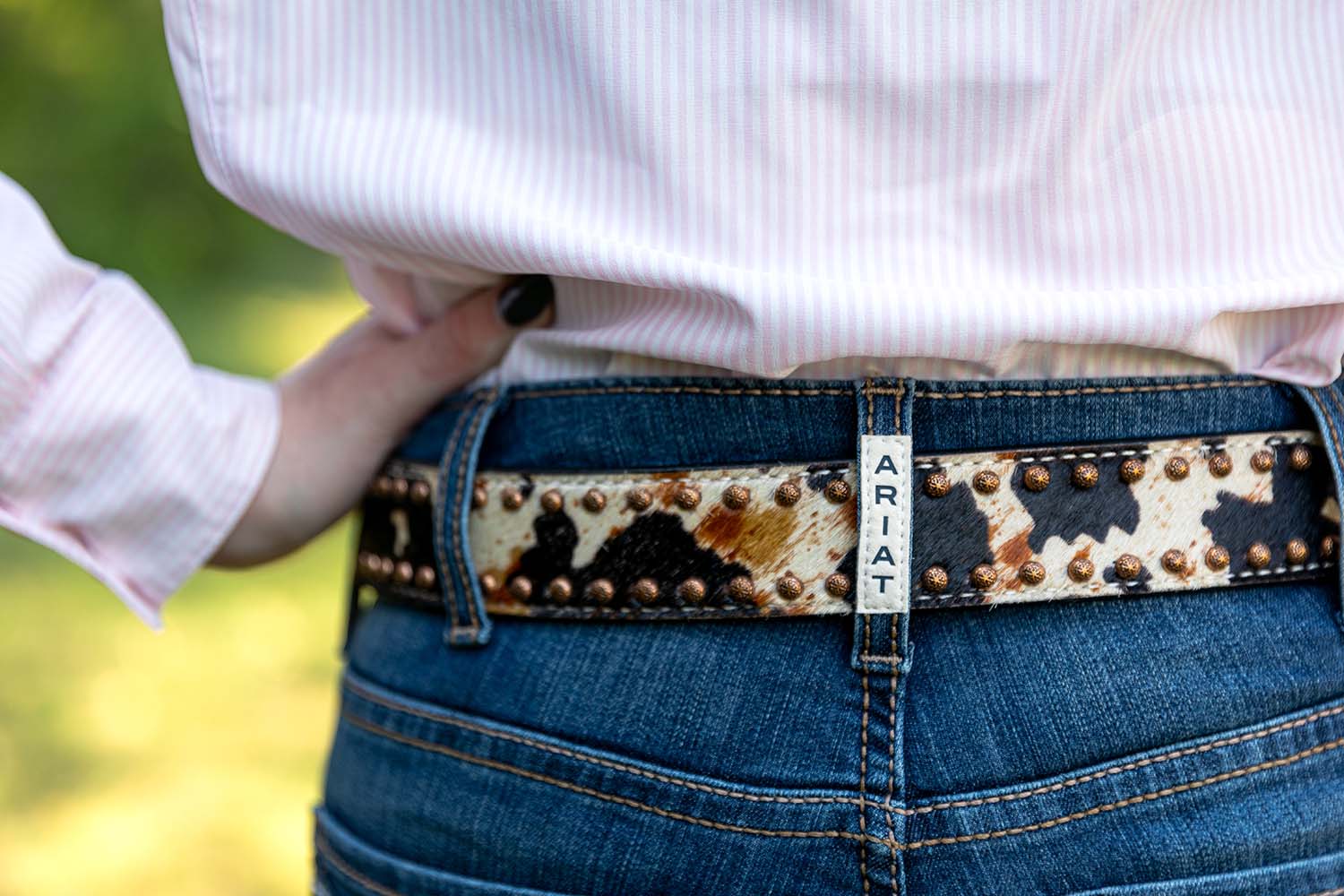 Rafter T Peppered Hide Ladies&