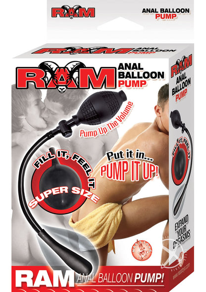 RAM Anal Balloon Pump Expandable Inflatable Anal Toy for Pleasure