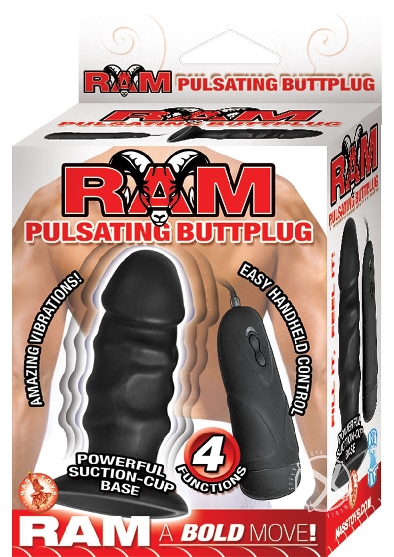 RAM Pulsating Vibrating Butt Plug