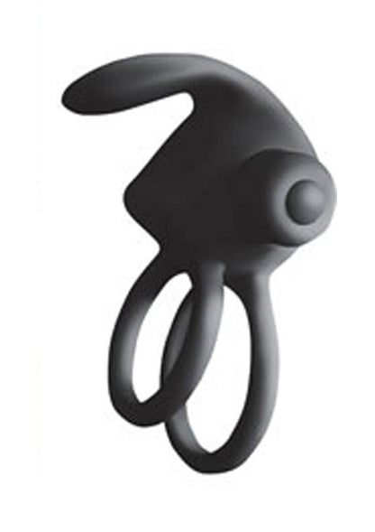 RAM Silicone Vibrating Cock Ring With Removable Bullet Vibrator