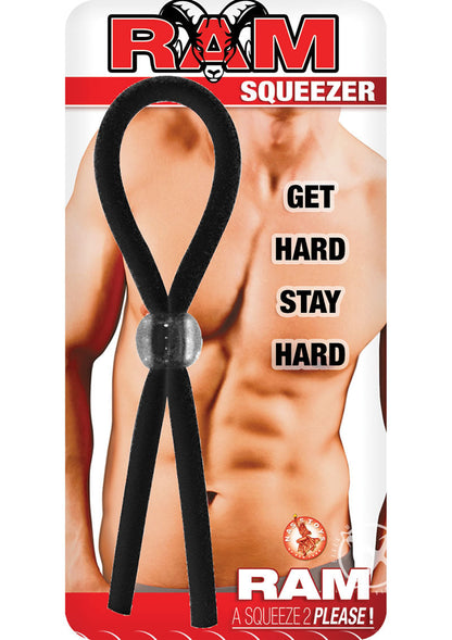 RAM Squeezer Adjustable Cock Tie Erection Enhancer for Men