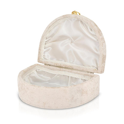 Eklips Velvet Keepsake Box: Elegant Decorative Storage Chest for Bridal &amp; Wedding Treasures - Satin Lined