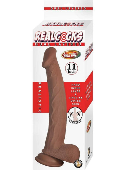 Realcocks Dual Layered Bendable Dildo