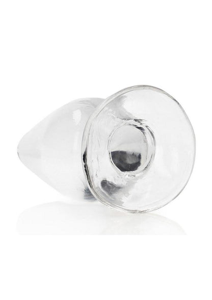 RealRock Crystal Clear Anal Plug with Suction Cup
