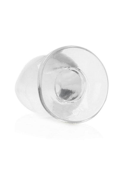 RealRock Crystal Clear Anal Plug with Suction Cup