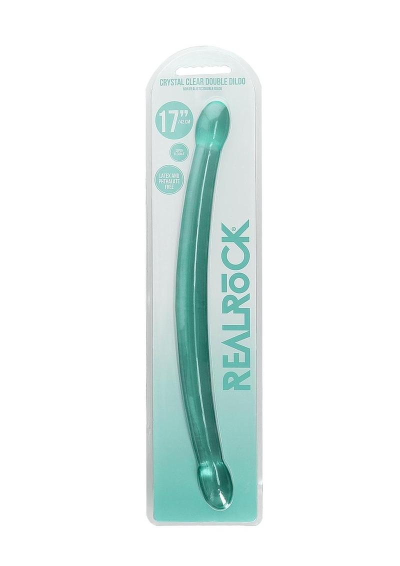 RealRock Latex And Phthalate Free Crystal Clear Double Dong