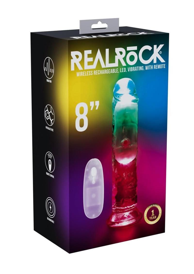 RealRock Remote Control Vibrating Dildo