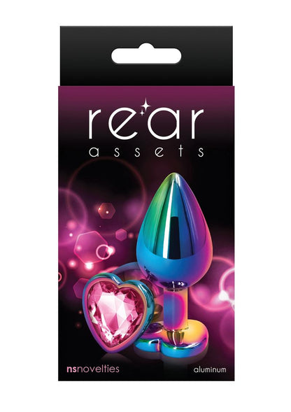 Rear Assets Multicolor Heart Anal Plug
