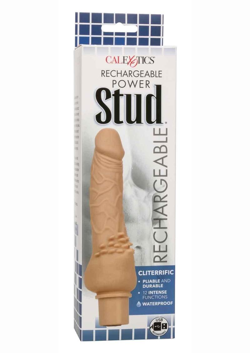 CalExotics Rechargeable Power Stud Cliterrific Vibrating Dildo