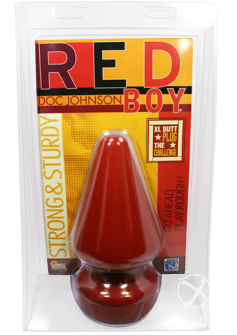 Red Boy The Challenge XL Butt Plug Strong and Sturdy