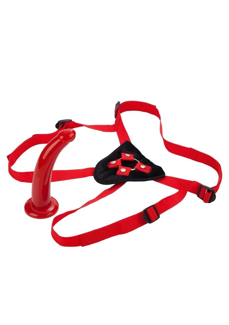 Red Rider Adjustable Strap-On Harness