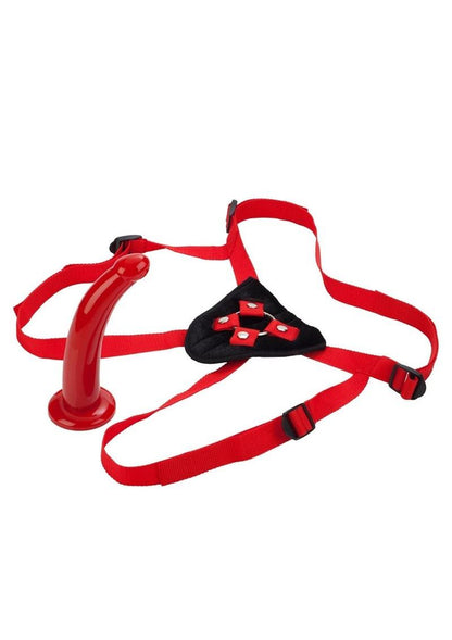 Red Rider Adjustable Strap-On Harness