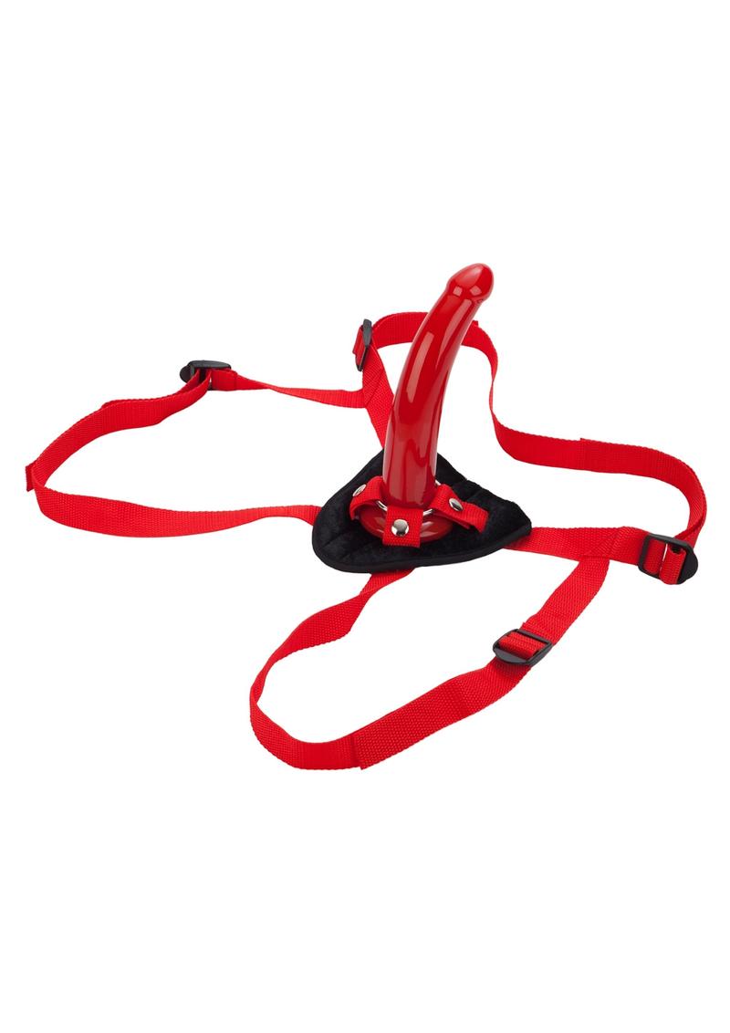 Red Rider Adjustable Strap-On Harness