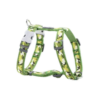 Reddingo Camo Green Dog Harness Adjustable Comfort Medium 20mm