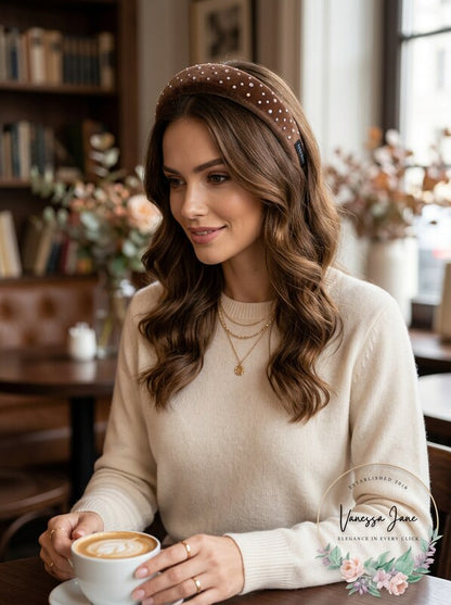 Inc International Concepts Crystal-Studded Padded Headband