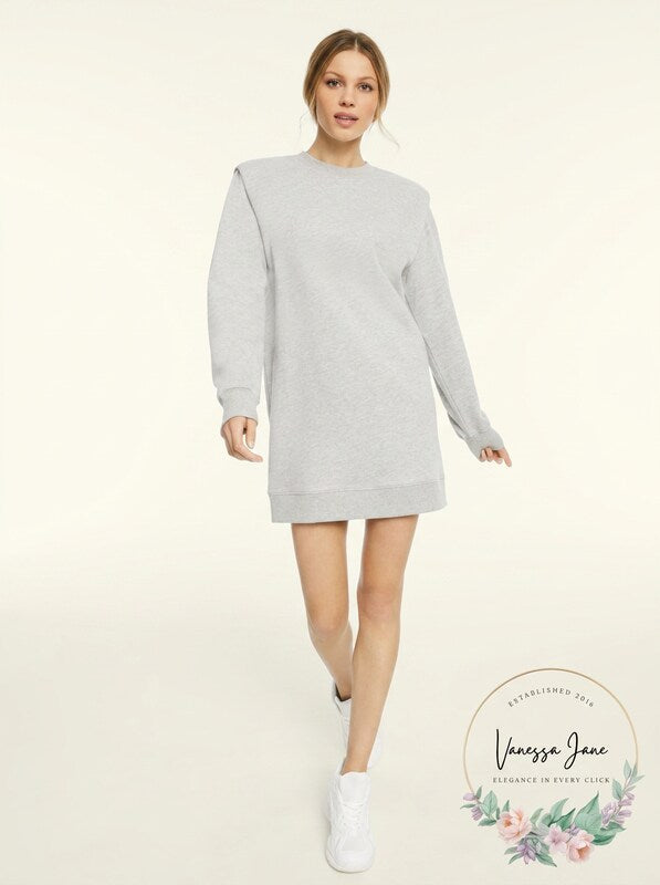 Inc Long-Sleeve Knit Mini Dress, Size Medium