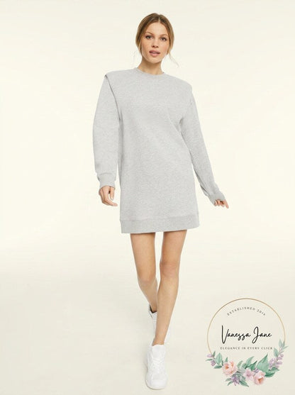 Inc Long-Sleeve Knit Mini Dress, Size Medium
