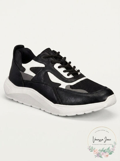 Kingside Mens Phillip Dad Sneakers Mens Shoes Black/White Size 12M
