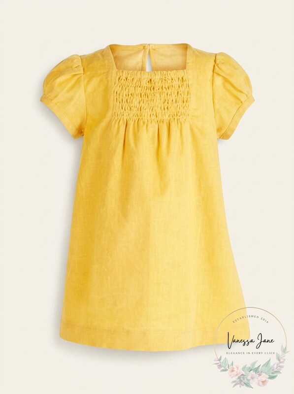 First Impressions Baby Girls Cotton Smocked t shirt, Size 6-9Months